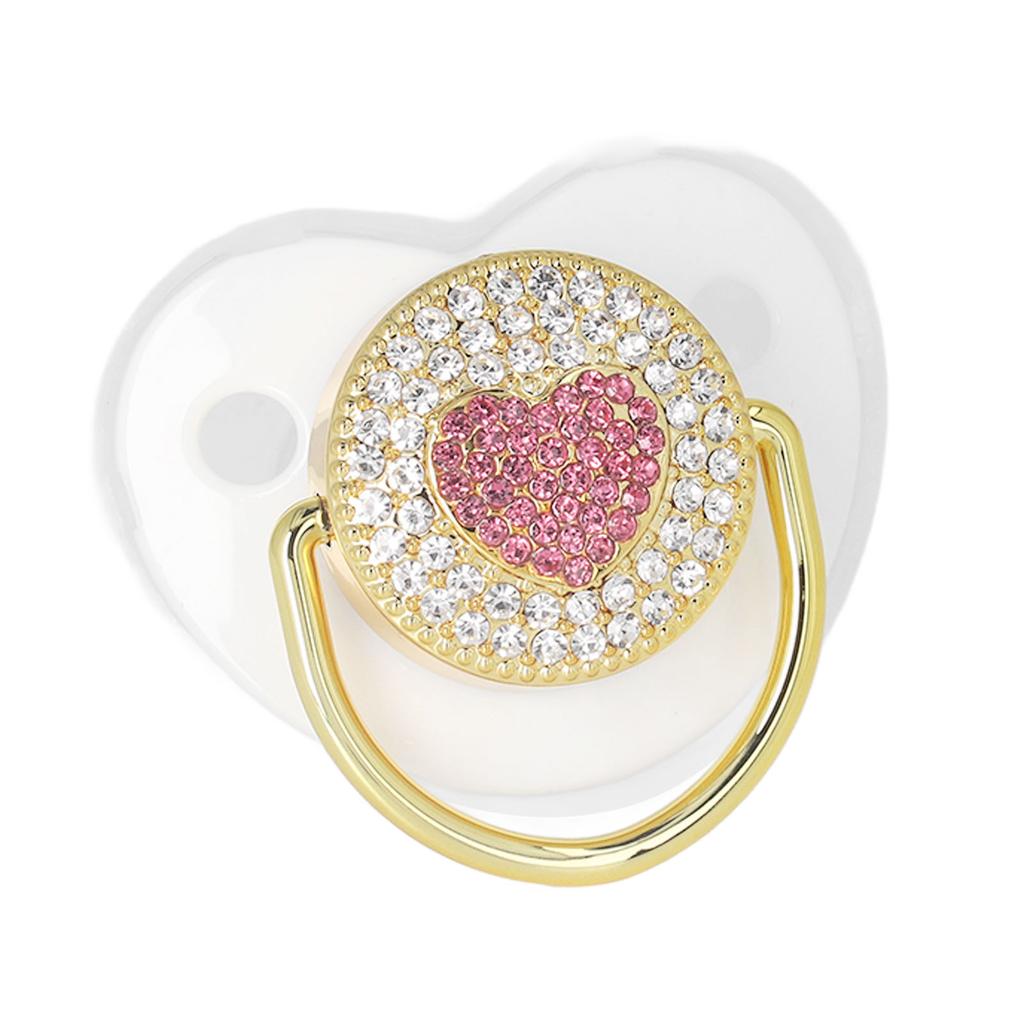 Соска-пустышка для новорожденных, силиконовая, изысканная, удобная, в форме сердца, набор сосок-пустышек для младенцев