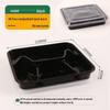 Disposable Multi-Compartment Food Containers with Lids