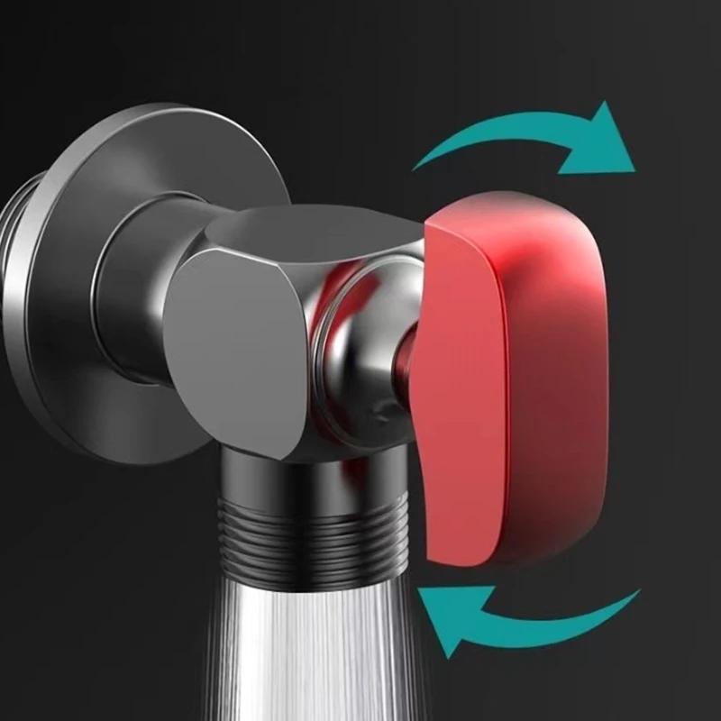 Thickened Spherical Core Triangle Valve Explosion-proof Water Heater Large Flow Ball Valve 4 Points Hot And Cold Valve