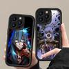 Чехол для телефона JJK Махито для iPhone 17 16 15 14 13 12 11 Air Pro Max Plus Черный Мягкий ТПУ Ударопрочный Чехол