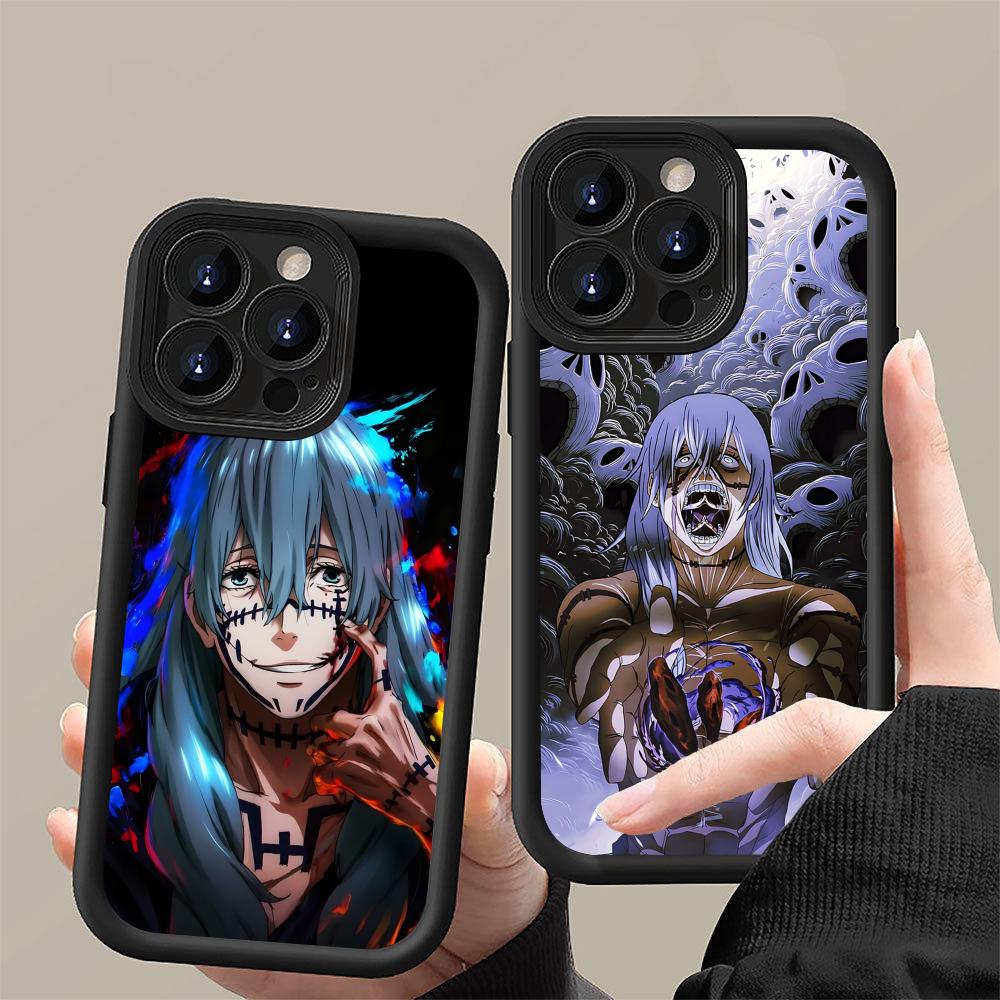 Чехол для телефона JJK Махито для iPhone 17 16 15 14 13 12 11 Air Pro Max Plus Черный Мягкий ТПУ Ударопрочный Чехол