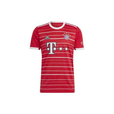 adidas Домашняя майка ФК Бавария Мюнхен, издание Match Fan Edition, мужские майки сезона 2022-2023, красные H39900