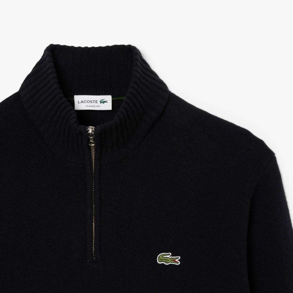 Lacoste Мужской свитер с полумолнией из смесовой шерсти AH3052-55N031