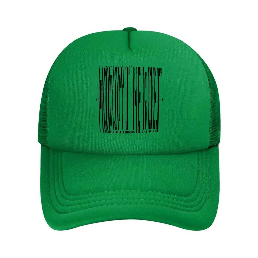 Stiff Little Fingers Text Mesh Baseball Caps Unisex Women Retro Sun Breathable Snapback Caps Dad Spring Hats