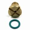 Brass Upgrade Coolant Reservoir Expansion Tank Bleeder Screw for BMW & Mini Cooper E36 E38 E39 E46 Replaces Plastic OEM