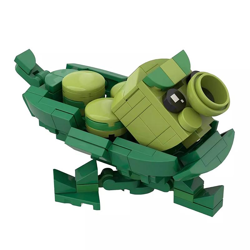 Bricklink Идеи MOC Растения против Зомби Игровые Растения и Зомби Наборы Фигурок для Битвы Горохометы Строительные Блоки Детские Игрушки Хэллоуин Подарок