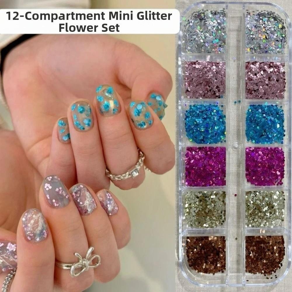 Polka Dot Glitter Nail Accessories Colorful Sequins Nail Decorations Nail Salon