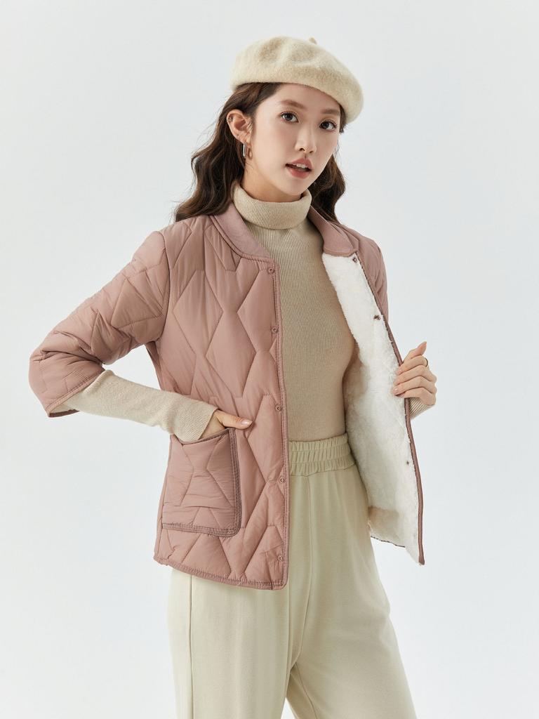 Женская легкая теплая хлопковая подкладка с рукавом семь восьмых Женская домашняя хлопковая одежда Хлопковая одежда с наполнителем Можно носить поверх топа 2509