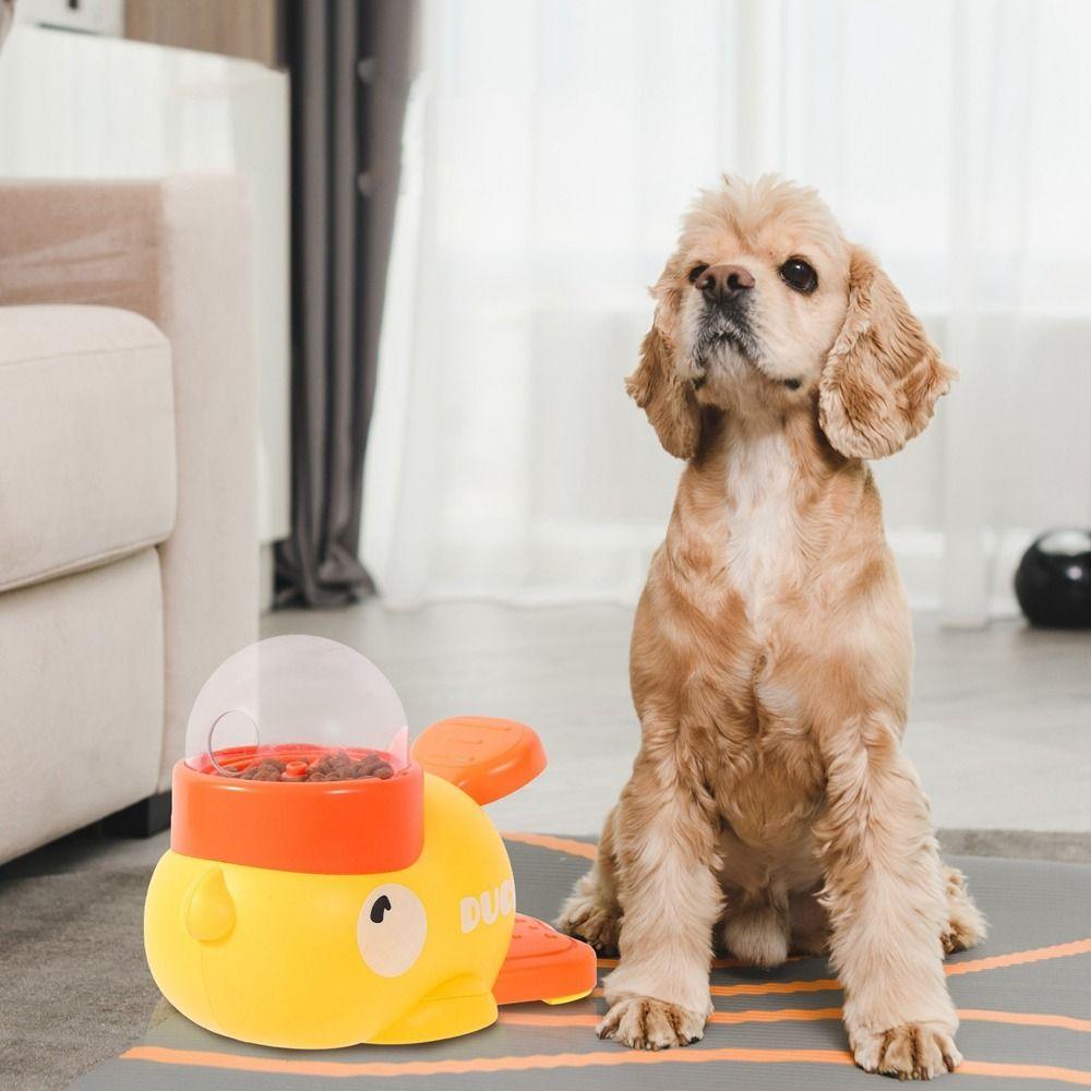 Cartoon Pet Feeding Machine Intelligent Pet Automatic Feeder Toys  Pet Supplies