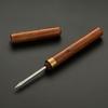 1PC Household Tools Rosewood Black Sandalwood Stainless Steel Tea Needle Pu'er Tea Sandalwood Tea Knife Tea Set Accessories