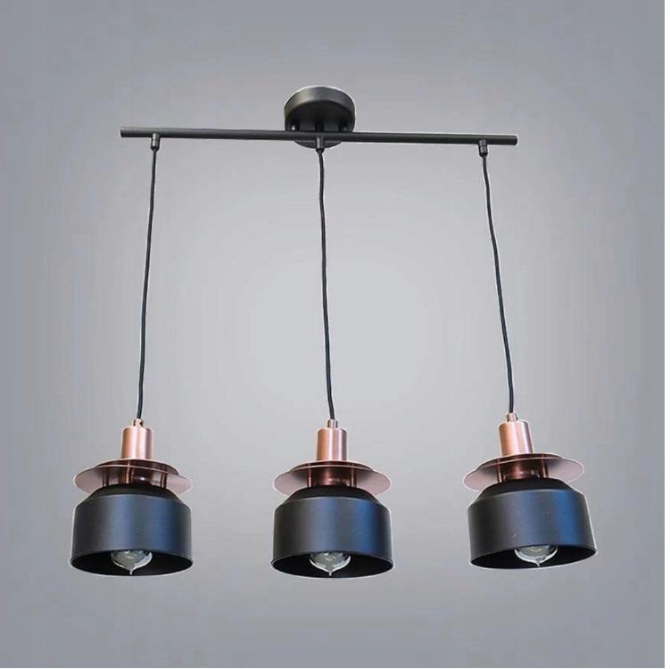 Nowoczesna Lampa Wisząca Industrialna Retro Andromeda 2686/Z-B-3