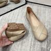 Модные туфли ручной работы из натуральной кожи весна-осень балетки женские лоферы удобные мягкие кожаные женские туфли на плоской подошве