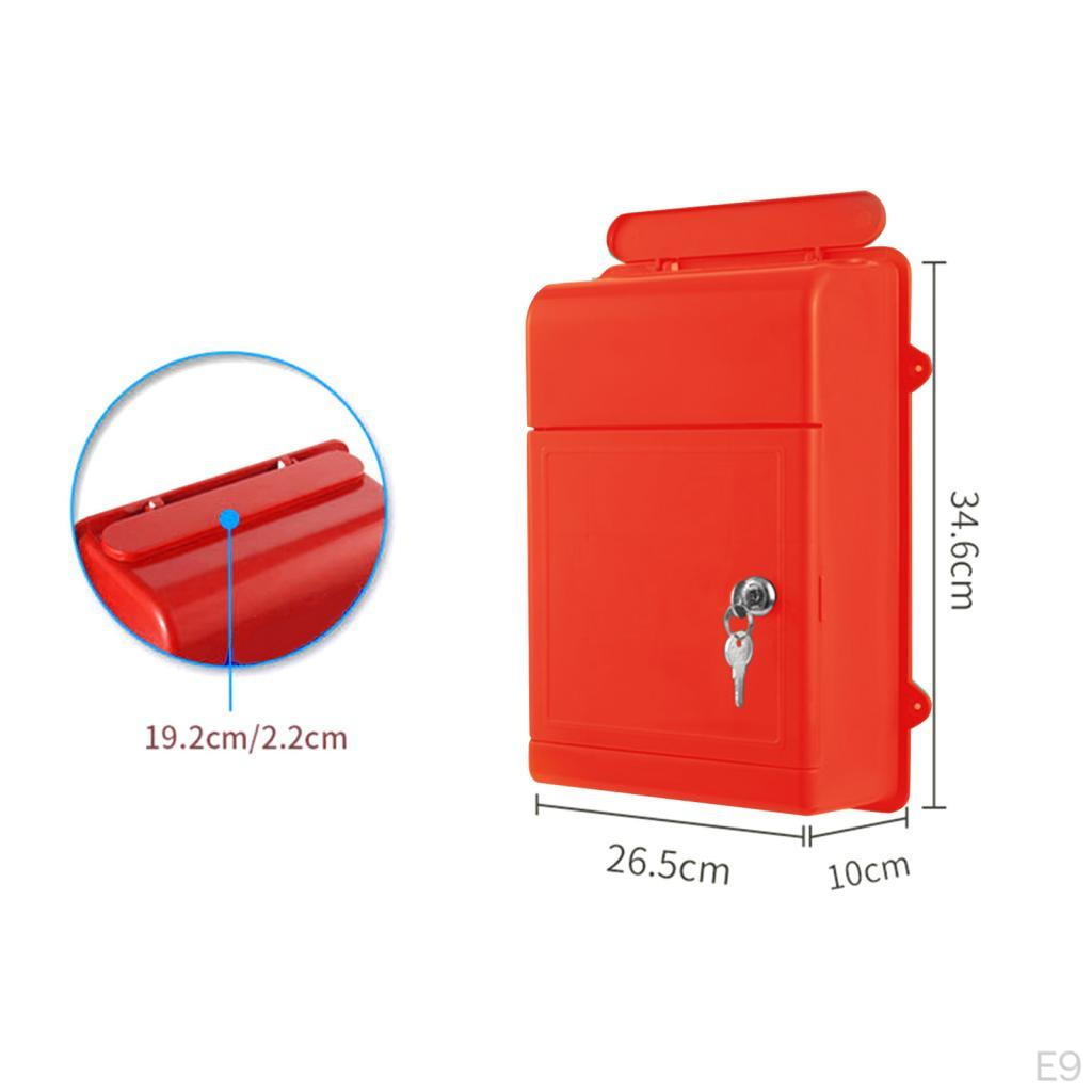 Современный настенный почтовый ящик с усовершенствованной функцией блокировки
