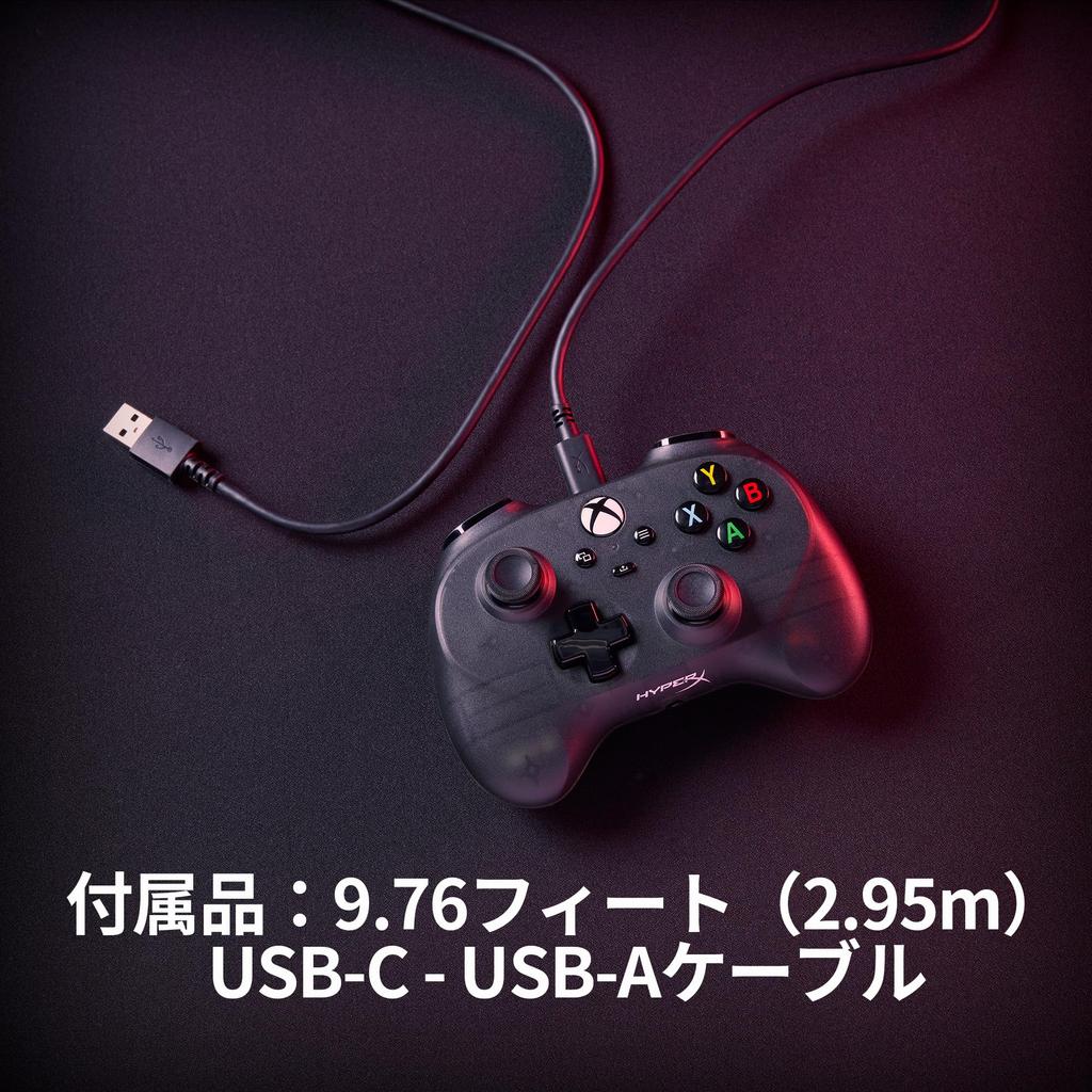 HYPERX Игровой геймпад Clutch Tanto Mini с проводами, официально сертифицированный для и Черный контроллер, Xbox, ПК, Android,
