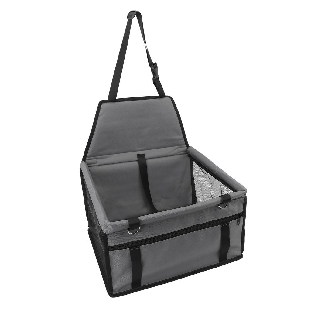 Автокресло для питомца, ткань Оксфорд, водонепроницаемое покрытие, нескользящая подкладка, сиденье безопасности для собаки с регулируемым ремнем для питомцев весом до 10 кг