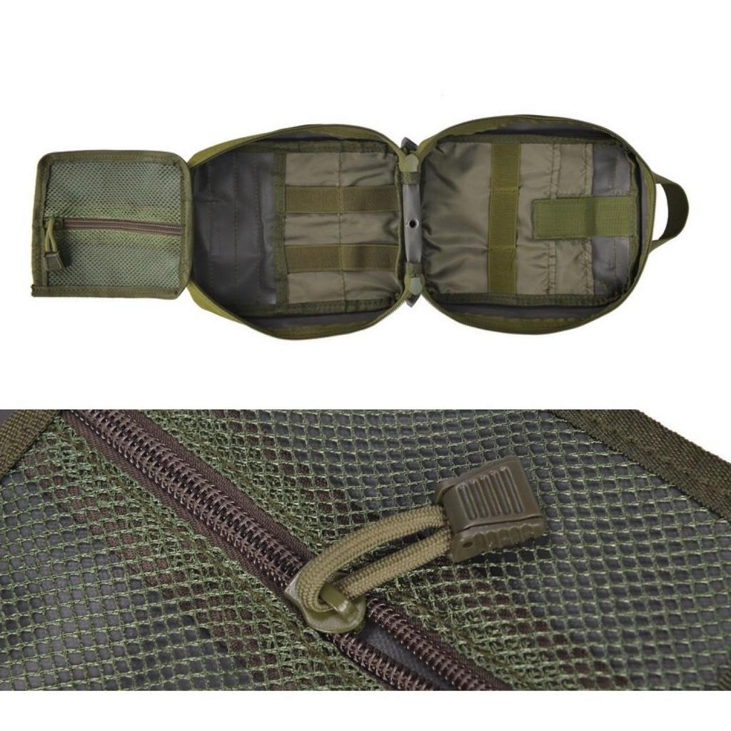 “Tactical Camo Outdoor Medical Bag - Multifunctional Emergency & First Aid Kit”