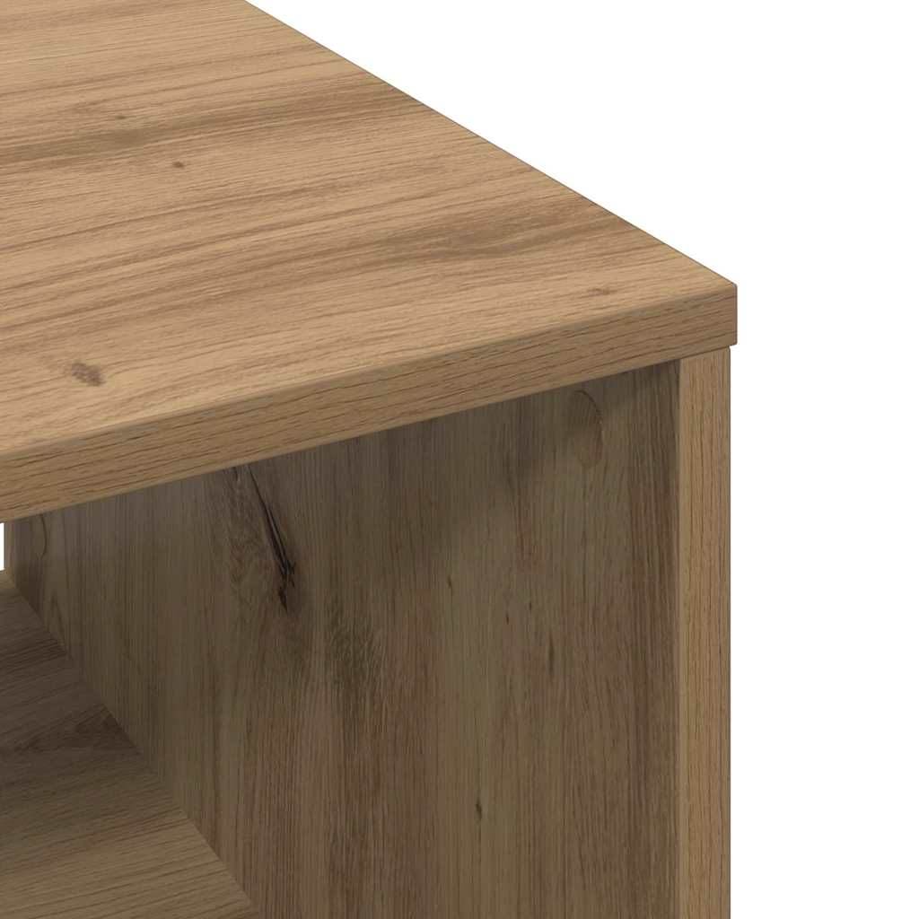 Artisan Oak Coffee Table 60 x 50 x 40 cm Wood Based Material