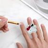 Mini Nail Art Palette Rings Metal Manicure Gel Palettes Finger Rings Tools Claw Shape Nails Polish Mixing Plate for Nails Art Display
