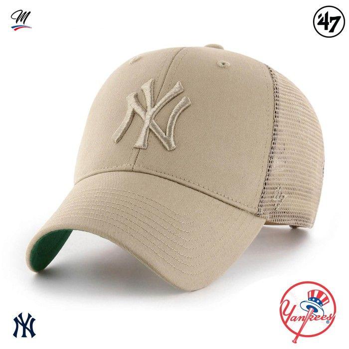 47 Brand Trucker Cap - BRANSON New York Yankees Khaki