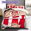 PSV Eindhoven Pattern Bedding Home Decoration Birthday Gift ( 1 duvet cover + 2 pillowcase, without core),fan merchandise.