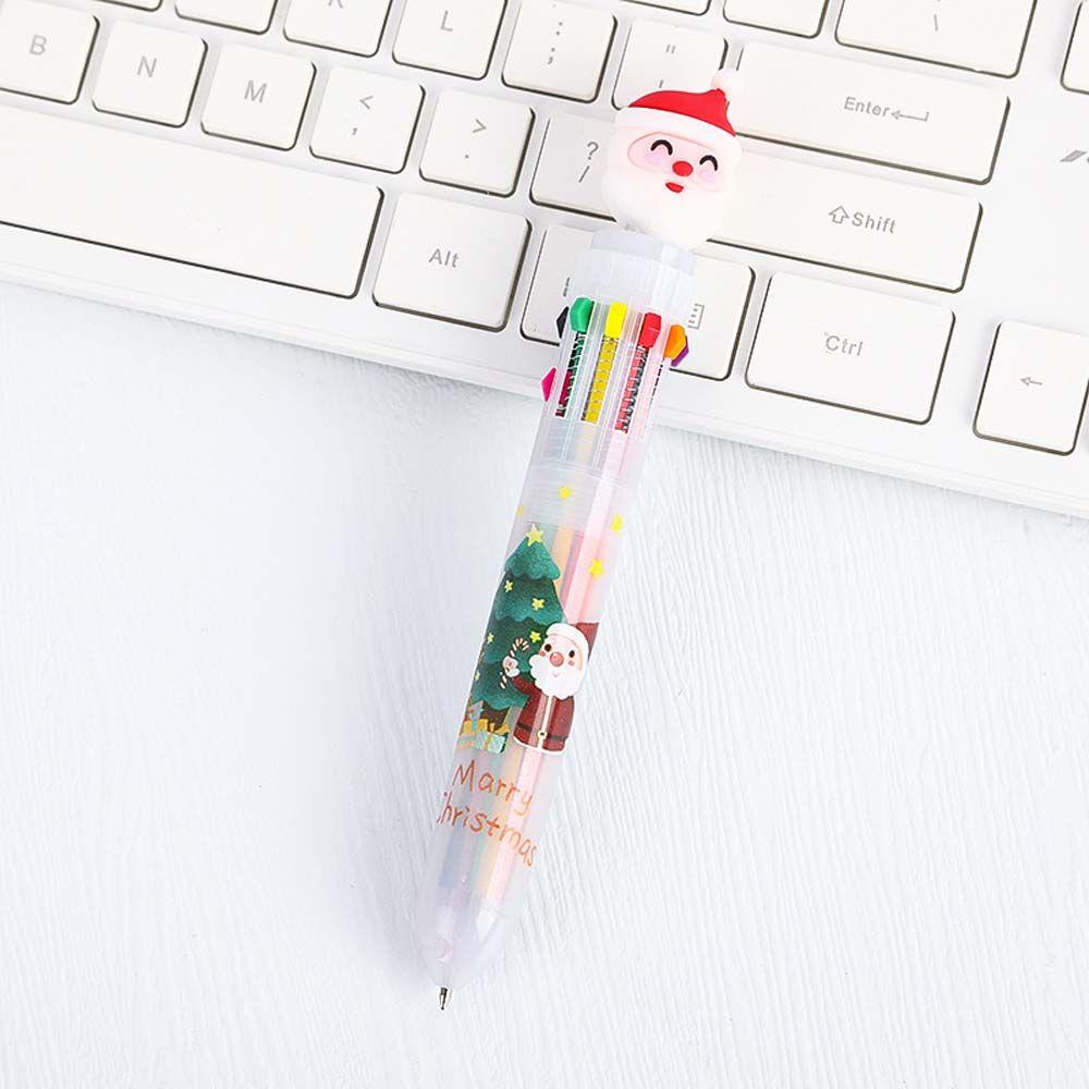 Claus Office School Writing Supplies Snowman Oil Pen Xmas Ball Pen Christmas Ballpoint Stationery