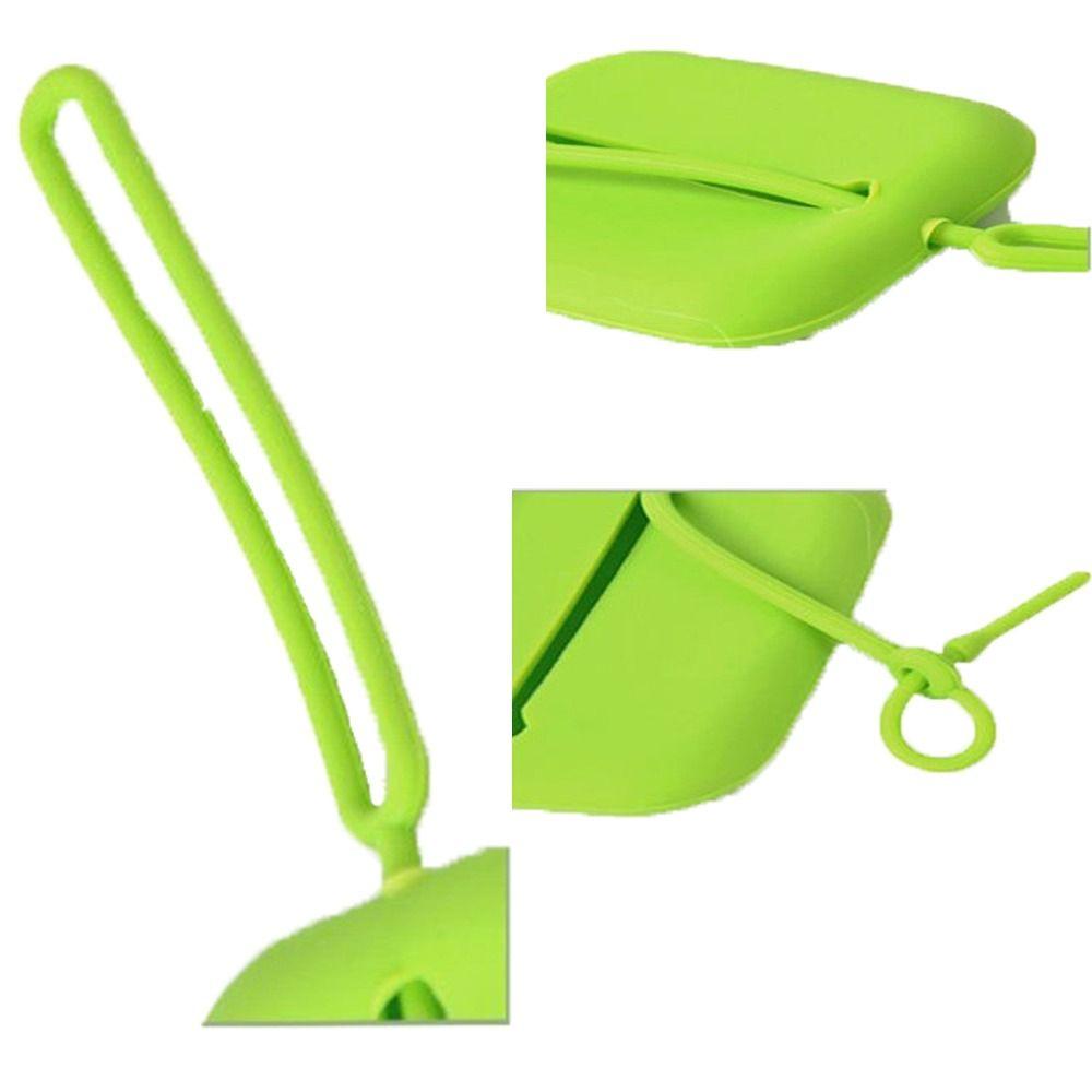 Однотонный простой кошелек для монет Маленький картхолдер Обложка для студенческого проездного Силиконовый держатель для карт Уличный