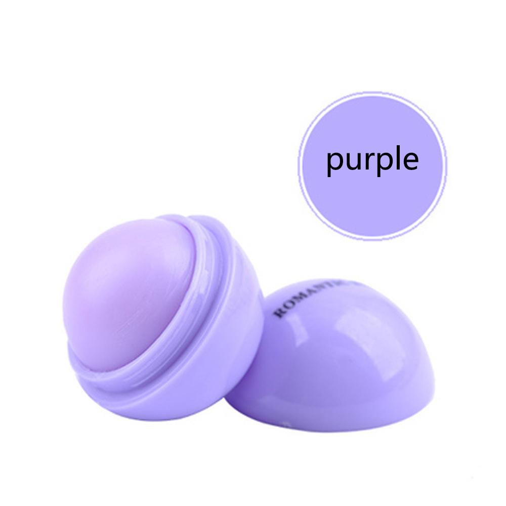 Round Ball Natural Organic Embellish Lip Balm Lip Care 6 fruit flavour