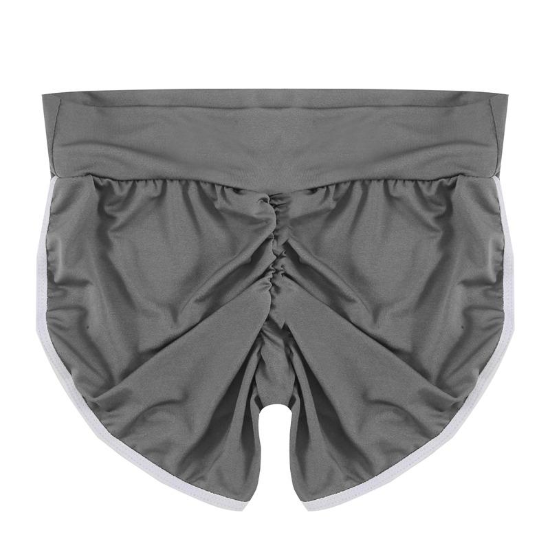 Женские сексуальные шорты для тренировок, йоги, спортзала, летние шорты с высокой посадкой, эластичные, мягкие, шорты-дельфины