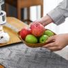Блюдо из кости для вертела, имитация древесного зерна, штабелируемое, ретро, пищевой, фруктовый поднос для торта, обеденный стол, тарелка для столовой