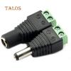 5 Pcs 12V DC Power Supply Plug Adapter Connector for 5050 3528 LED Strip Light Electronics