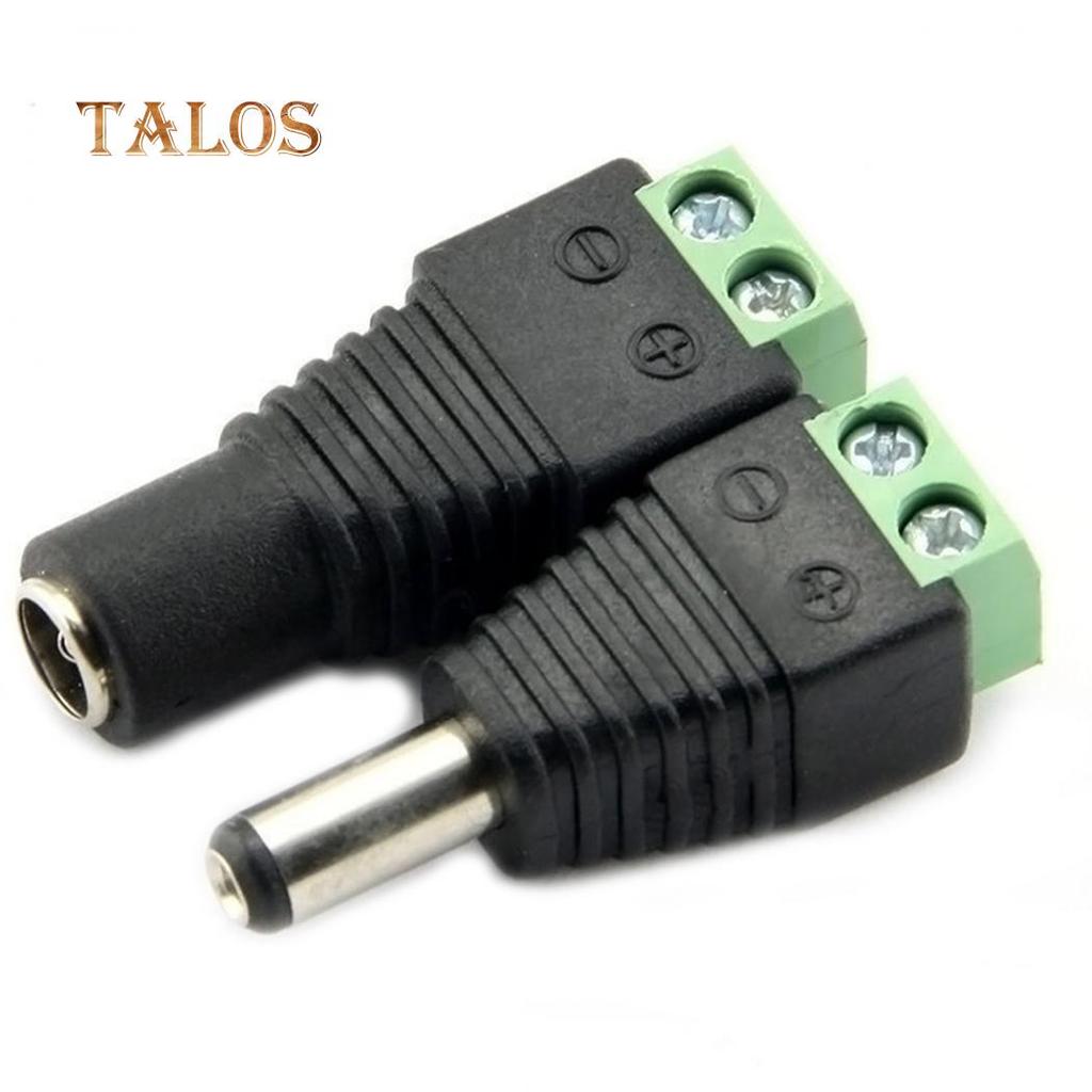 5 Pcs 12V DC Power Supply Plug Adapter Connector for 5050 3528 LED Strip Light Electronics