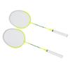 Badminton Rackets Set One Piece Racket Body Iron Alloy Nylon 12pcs Foam Plastic Badminton Sport Rackets Set