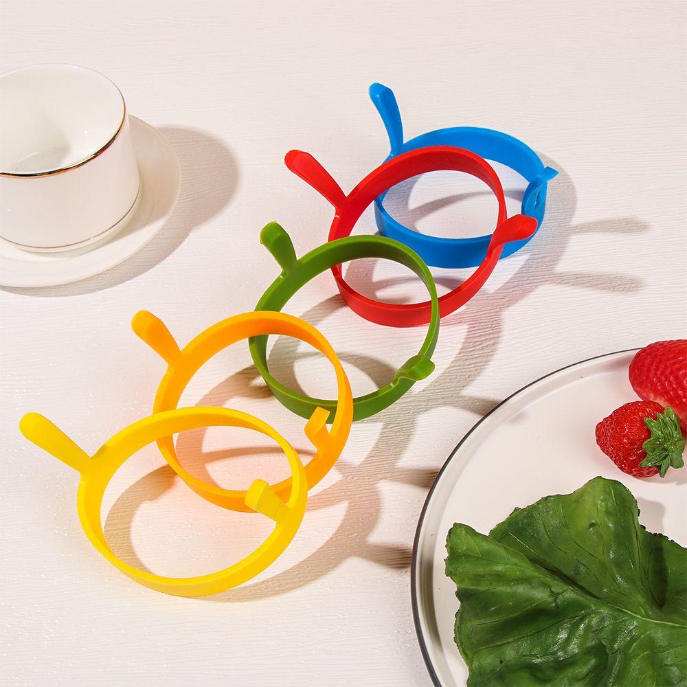 Creative Round Cooking Breakfast Fried Egg Mould Poacher Pancake Cooking Silicone Ring