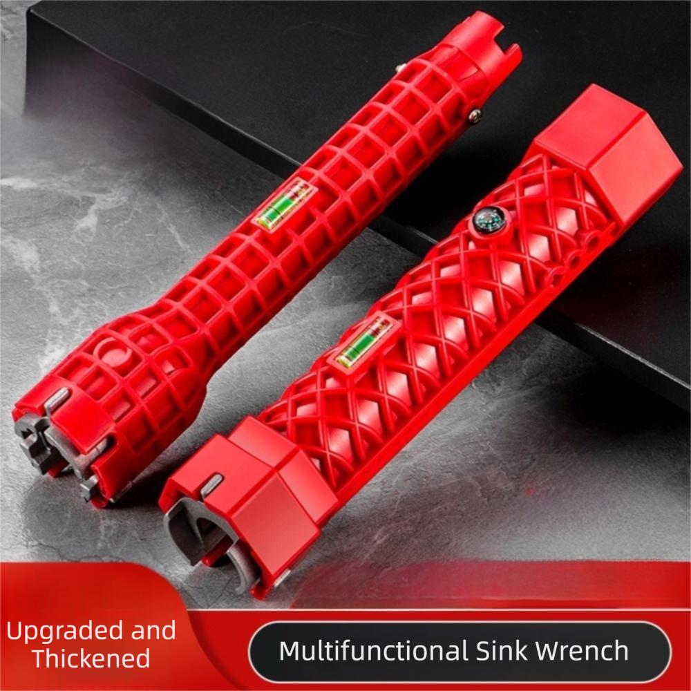 Multifunctional Plumbing Repair Tool Non-Slip Sink Faucet Wrench Pipeline Maintenance