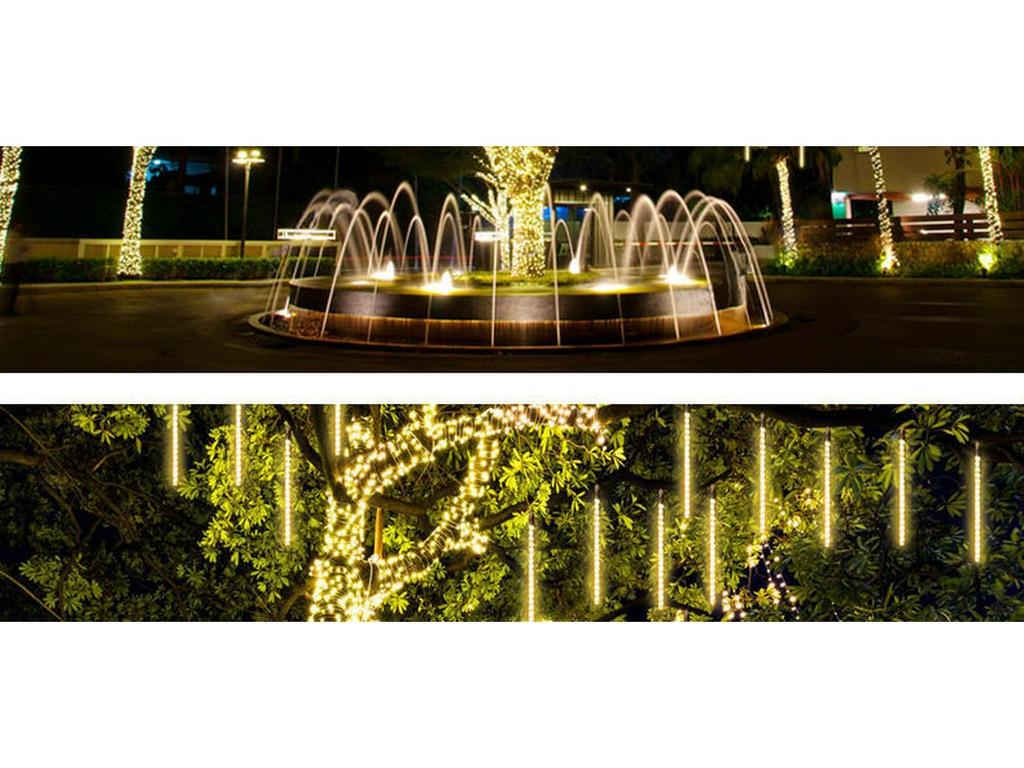 Светодиодная гирлянда «Звездное небо» - Мерцающий метеоритный дождь для уличного декора