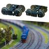Model Trains Bogie Wheel 0.87inch Inner Width for 2.4cm Gauge Tracks Easily Install Maintenance