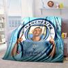 Haaland's Number 9 Journey Portable Blanket/Soft Blanket Bedding Blanket Suitable for Travel Camping Living Rooms Offices Sofas Fan Gifts