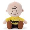 Peanuts Washable Beans Collection Charlie Brown Plush Toy, Approximately 19cm Tall