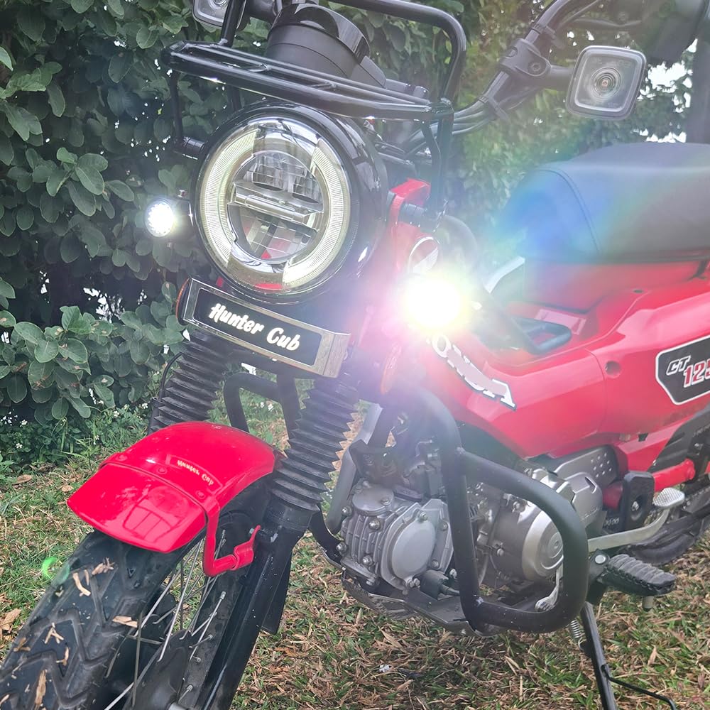 Hunter Cub LOGO LED Emblem Light for Honda CT125, Hunter Cub JA55, and JA65