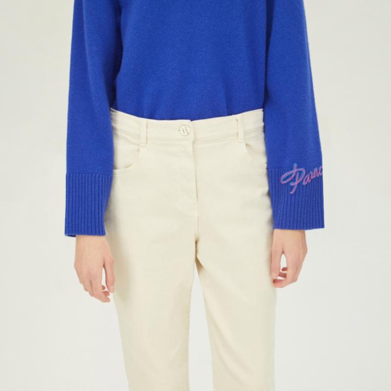  Брюки Benetton Benetton Back Banding Dying Brushed Slim Baggy Pants Badpb3361 Iv