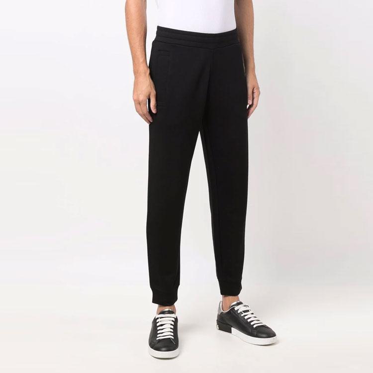 EMPORIO ARMANI Knitted Sweatpants Men's Black 8N1PS9-1JRIZ-0999