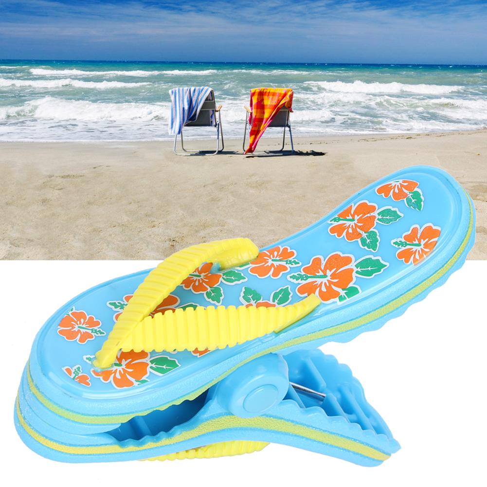 Plastic Cute Beach Towels Windproof Clip Sunbeds Retaining Clips Pool Accessories