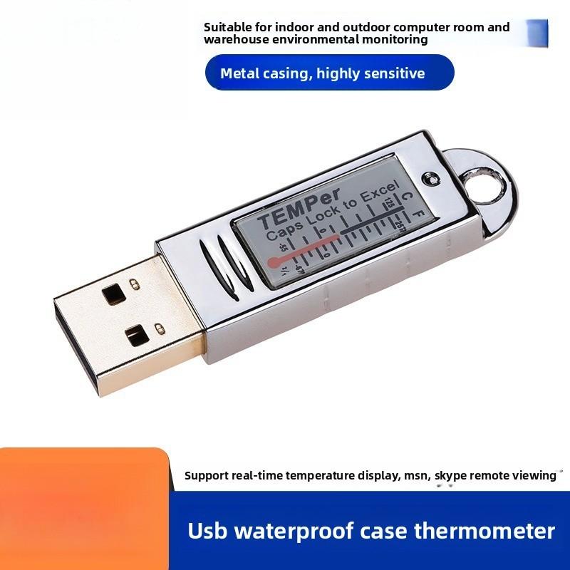 TEMPer Gold USB Thermometer Upper Lower Limit Temperature Alarm Measurement Control Indoor Warehouse Environmental Monitoring
