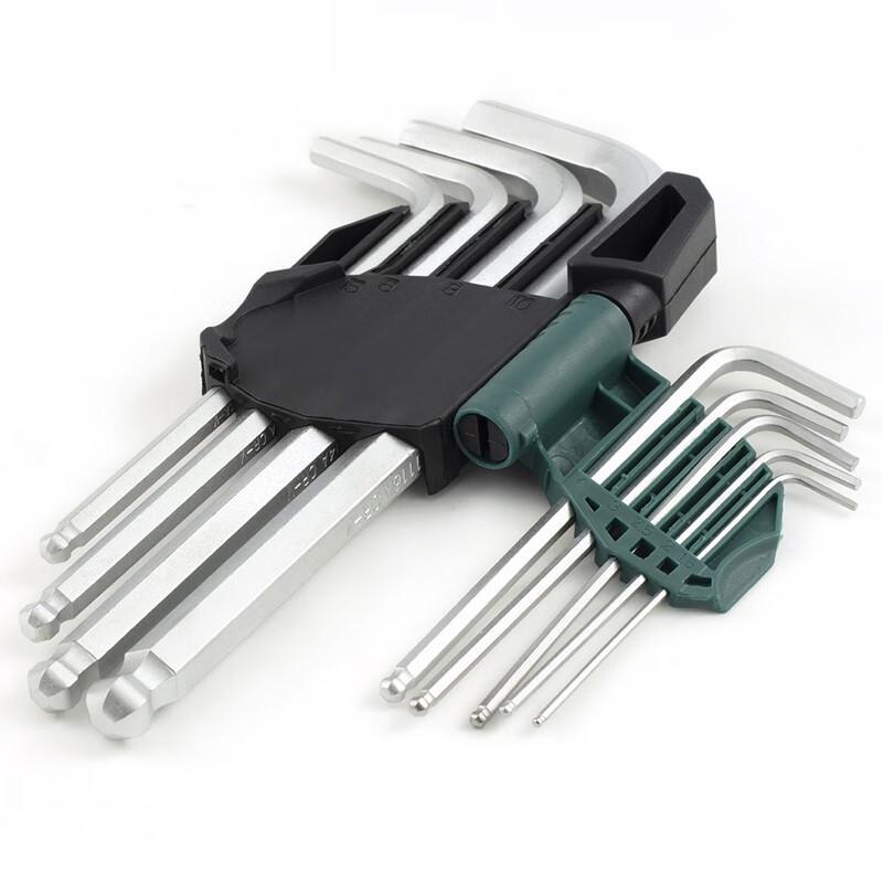SATA 09105A Набор из 9 удлиненных шестигранных ключей с шаровым наконечником
