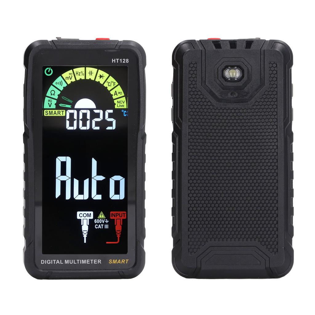 Цифровой мультиметр Автоматический ЖК-дисплей Цветной Защита от перегрузки Многофункциональный Портативный Вольтамперметр Напряжение