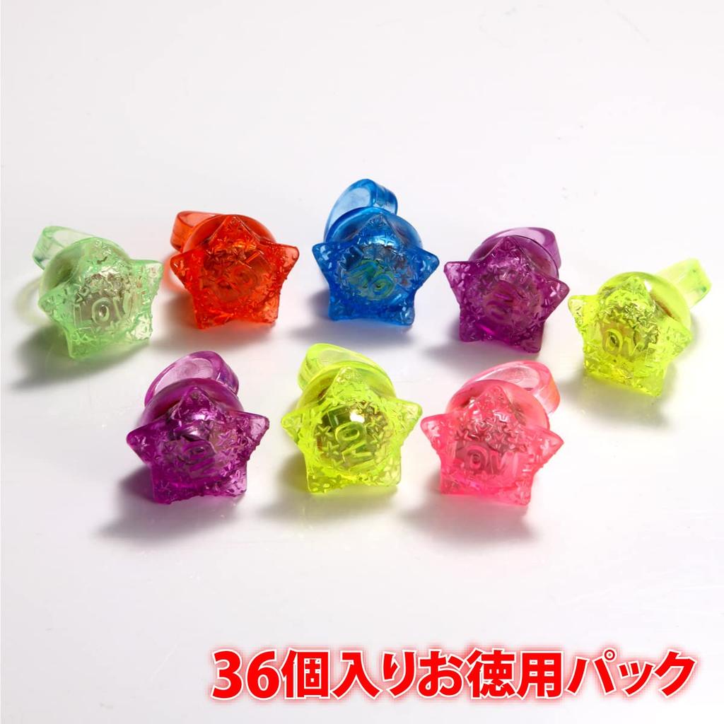 ISmile Светящаяся звезда Идеально для и Вечеринок Кольца, Набор из 36 штук, Рождество, Хэллоуин,