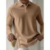 Men's Sweatshirts Spring/Autumn Polo Shirts Textured Men's Sports Polo Shirts