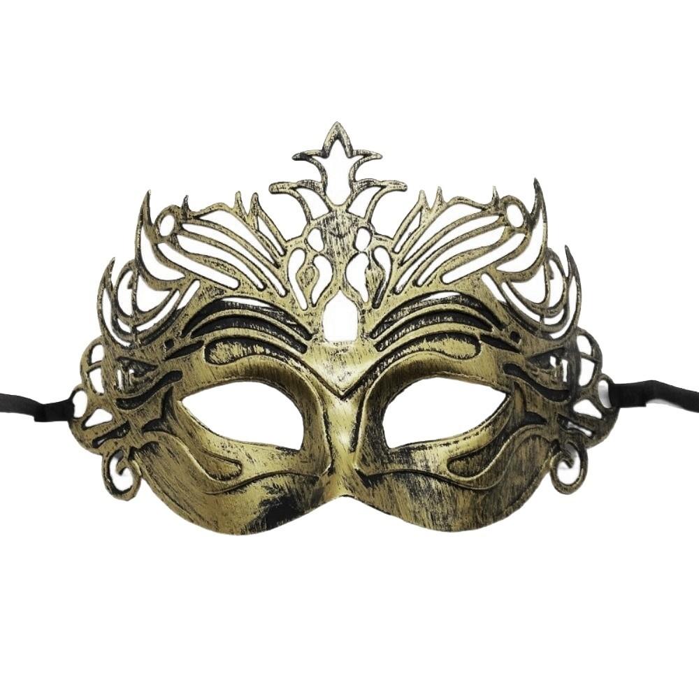 Plastic Jazz Flat Head Mask Party Cosplay Props Half Face Mask Halloween Masks Cosplay