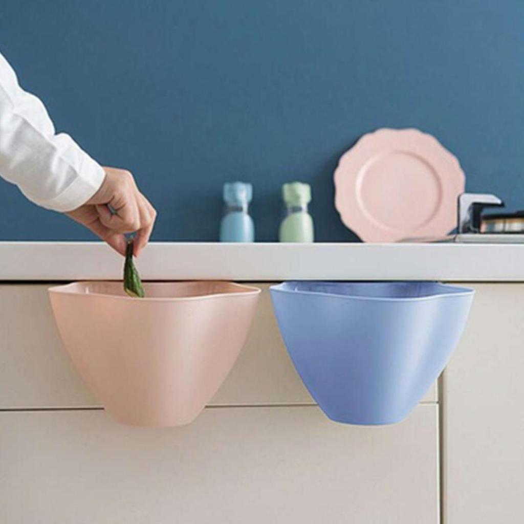 Hanging Garbage Bin Can Desk Trash Storage Container