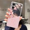 Чехол-бумажник для OPPO A5X 4G 5G Funda Capa Модный Цветочный Задний Чехол Прозрачный Мягкий Силикон ТПУ Прозрачная Печать Чехол для Телефона